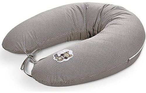 sei Design Stillkissenbezug passend für Stillkissen, Bezug für Schwangerschaftskissen, Seitenschläferkissen 170 x 30 cm, mit Reißverschluss aus 100% Baumwolle, waschbar und Schadstofffrei