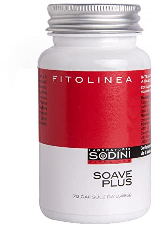 Soave Plus - Integratore Alimentare - con Passiflora, Escolzia, Luppolo, Melissa e Lavanda - per Favorire il Rilassamento - 70 Capsule