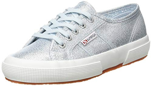 Superga S001820 Mujer Zapatillas de Gimnasia, Azul (Blue Lt Sky 354), 35 EU