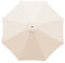 Auvent de rechange pour parasol de terrasse, 8 baleines, 3 m, pour table d'extérieur, jardin, plage, piscine (auvent uniquement), beige, L