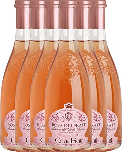 Rosa dei Frati DOC von Cà dei Frati - Roséwein 6 x 0,75l VINELLO - 6er - Weinpaket inkl. kostenlosem VINELLO.weinausgießer