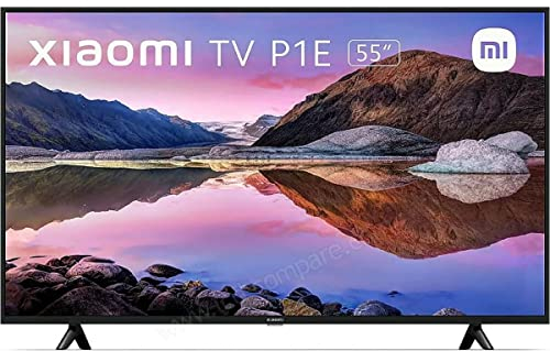 Xiaomi Smart TV P1E 55 (UHD, HDR 10, MEMC, Triple Tuner, Android, Prime Video, Netflix, Assistant Google, Bluetooth, HDMI 2.0, USB) [Modèle 2021]