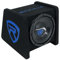 Rockville RV8P 8 400w Car Audio Subwoofer in Vented Sub Enclosure Box - 4 Ohm,Black