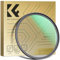 K&F Concept Nano-Dazzle Filtro Black-Mist 1/4, Filtro Diffusion de Vidrio Óptico para Suavizador de Retrato Imagen y Vídeo para Objetivo 67mm