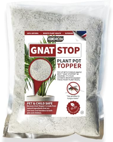 Gnat Stop Plant Pot Topper - Natural Pest Control for Indoor Plants - Available in 1L, 2L, 3L, 5L, 10L, 20L Bags (2 Litre)