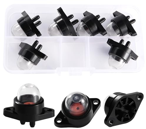 VooGenzek 6 Stück Snap-in Primer Bulb Pump, Vergaser Primer Bulb Pump, Vergaser Primer Pumpe, Kompatibel mit Poulan 530071835 530047213 Gassäge