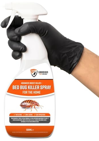 Bed Bug Killer Spray - for Mattress and Home Use 500ml Kills All Life Stages Strong Fast Acting Forumula Suitable for Bedbugs, Mites and Fleas