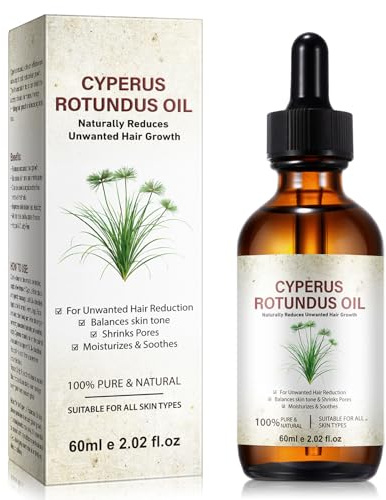 Cyperus Rotundus Oil, Natural Cyperus Rotundus Oil For Hair Removal, Reduces Unwanted Hair Growth, Moisturizes & Soothes The Skin, Suitable For All Skin Types