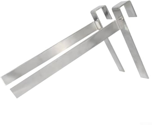 Yuanpgky Soporte de marco de colmena de acero inoxidable con soportes ajustables para equipo de apicultura, herramienta de percha de marco de 24 x 14 cm para uso en jardín y granja