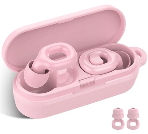 Tapones Oidos Ruido Dormir, 35db silicona suave que Cancelacion de Ruido, ideales para conciertos, Viajar, trabajo y concentración con 7 Reutilizable tapones oidos XS/S/M/L y Estuche