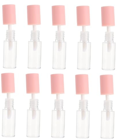 Alipis 10 Stück Selbstgemacht Lippen Glanz Tuben zum Selbermachen 4ml Fassungsvermögen Leichte Pp und Abs Lippenkosmetik Plastikflaschen für Reise und Familienbasteln