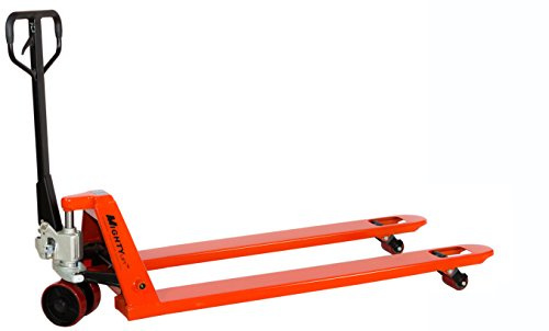 Mighty Lift ML2772 Heavy Duty Long Fork Pallet Jack/Truck, 3300 lb Capacity, 27 x 72