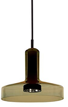 Artemide Stablight C Pendelleuchte Aluminium/Glas Amber Grün