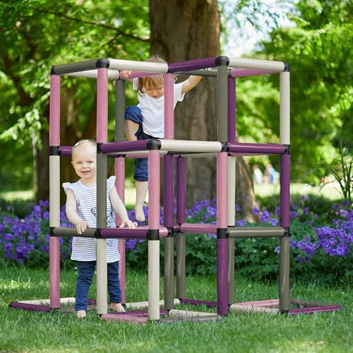 Quadro Kletterpyramide Home – modulares Klettergerüst für Kinder, 237 Teile, ab 12 Monaten, Indoor/Outdoor, UV-stabil, Made in Germany