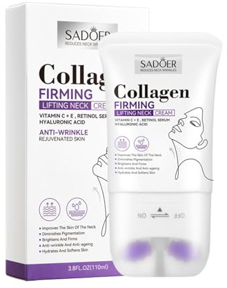 Neck Creams for Firming Roller,Neck Creams for Tightening Best for Older Women,Relieve Edema In The Neck,Reduce Wrinkles Fine Lines and Double Chin,Firm and Lift Sagging Skin