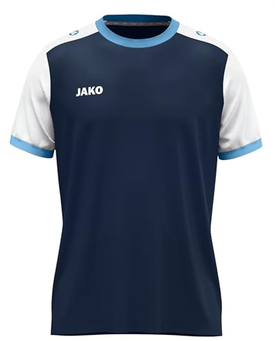 JAKO Unisex tröja Dynamic, kortärmad, marin/vit/SkyBlue, XXL