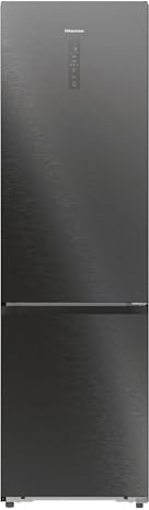 Hisense RB5P410SAFC Kühl-Gefrierkombination/Freistehend/EEK: C/34 dB/413 L/Große Kapazität/Boden-Kühlsystem/Deep Freeze/Moisture Fresh Crisper/Metal-Tech Cooling/0°C Fresh Box/HxBxT:203 x59,5x 65,8cm