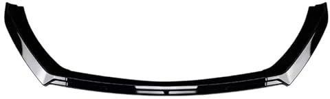 Frontal Spoiler Labio para Seat para Leon para MK3 2012-2019 3 Alerones Delanteros Color Negro Brillante Divisores Tuning(1 Gloss Black)
