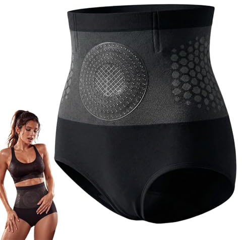 Genérico Pantalones Cortos Termogénicos Reductores De Grasa Pauraju, Pantalones Cortos Reductores 4 En 1 Pauraju, Faja Moldeadora De Cintura Alta para Mujer, Shorts Que estilizan y moldean la Figura