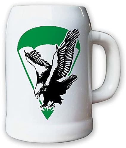 Caraffa/boccale di birra 0,5L – Paracadutisti dell' esercito tedesco BW Fanteria Aquila Esercito # 8218
