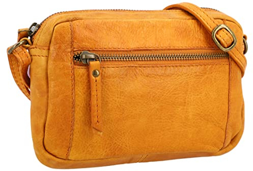 Gusti Handtasche Leder - Dominic Damen Handtasche Schultertasche Partytasche Festivaltasche Ledertasche Vintage Leder
