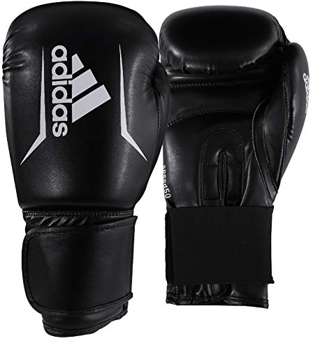 Adidas Speed 50 Boxing Gloves, Intermediate Level PU Training Gloves, Heavy Boxing Bag Workouts And Sparring Mitts, MMA, Kickboxing, Gym, Men, Women, Adult,Kids, 4oz, 6oz , 8oz, 10oz, 12oz, 14oz, 16oz