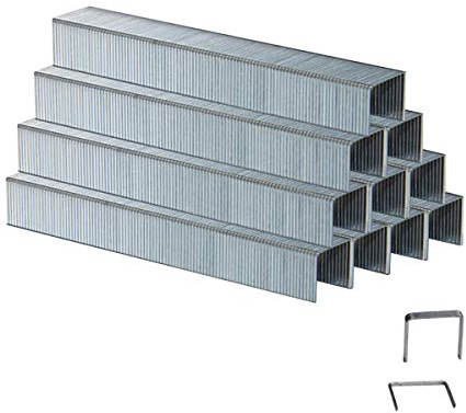LKXHarleya Grapas Tipo 53 Calibre 22 De 10 Mm Para Grapadora EléCtrica Y Grapadora Manual (Paquete De 1000)