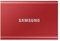 Samsung Portable SSD T7, SSD 2 TB, USB 3.2 Gen.2, 1.050 MB/s Lesen, 1.000 MB/s Schreiben, Externe SSD-Festplatte für iPhone 15 und neuer, Mac, PC, Smartphone und Spielkonsole, Rot, MU-PC2T0R/WW