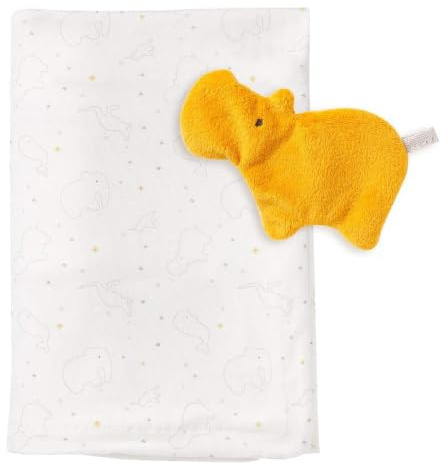 Fehn 056334 Jerseydecke fehnNATUR – Kuschelige Schmusedecke mit Bio-Baumwolle (kbA) zum Kuscheln, als Krabbelunterlage oder Zudecke für zuhause und unterwegs