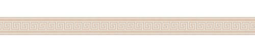 Frise murale autocollante | Frise grecque papier peint 89592-9 | Frise beige crème environ 4 cm | Frise murale pour couloir, salon & entrée