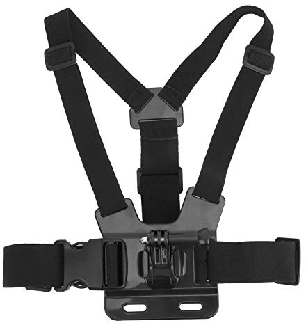 Bindpo Harnais de Montage de caméra Thoracique, Nylon Nylon de Polyester pour caméra de Poitrine Ceinture de Montage de Sangle de Poitrine réglable pour DJI OSMO Action pour Gopro 9