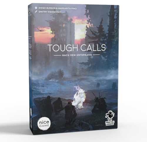 Nice Game Publishing Tough Calls: Nach dem Untergang - Gesellschaftsspiel - 3-5 Spieler - Ab 12+ Jahre - Rollenspiel - Partyspiel - 30-45 Minuten - Ideal für Kreative & Rollenspielfans