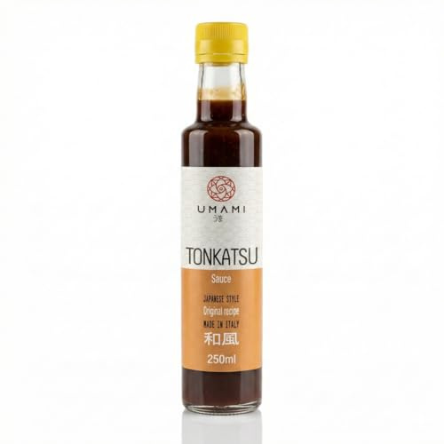 Umami Salsa Tonkatsu Giapponese 250ml - Con Frutta e Verdura BIO - Per Cotoletta Katsu, Katsu Sando e Fritti - Senza Additivi - Gusto Autentico