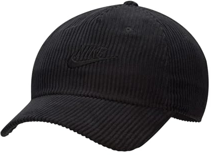 Nike FB5375-010 U NK Club Cap U CB Cord L Hat Unisex Adult Black/Black Größe M/L