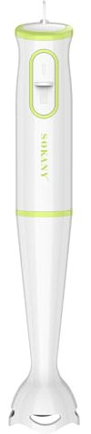 Batidora de Mano，Acero Inoxidable 200wFunción Turbo, 2 niveles de velocidad.Diseño Ergonómico y Anti Salpicaduras, Batidor de Huevos, Picadora.