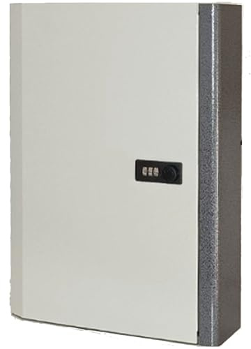 MPYEKP Armadietto Portachiavi con Codice Numerico, Cassetta di Sicurezza Portachiavi in A​Cciaio da Parete, Organizza e Fissa Le Tue Chiavi, Struttura Robusta e Durevole(42key)