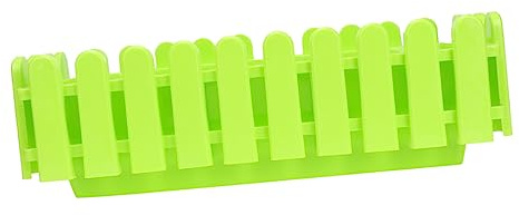 UPKOCH Jardinière de clôture en Plastique rectangulaire Pots rectangulaires en Plein air avec pour Patio Jardiniere Plastique Pot de Fleur Récipient à Fleurs Pot à Fleurs Green