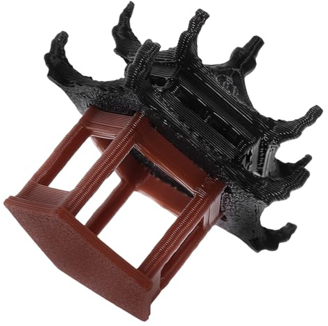 TOYANDONA Mini Aquarium Deko Pavillon Statue aus Robustem Kunststoff Detailgetreue Gartendekoration für Landschaften Moos und Pflanzen Langlebiges Aquarium Ornament für Zuhause und Garten