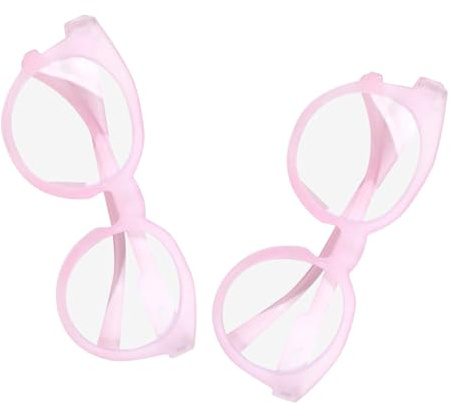 LIFKOME 2pcs Blue Light Blocking Glasses for Boys and Eyestrain Computer and Phone Protective Eyewear for Home Study and Gaming Pink and Blue Eye Protection