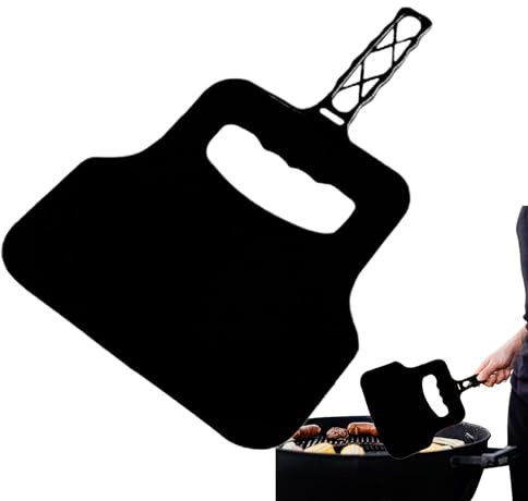 Grillfläkt handhållen – 12,6 x 8,27 x 0,39 tum handhållen grillfläkt