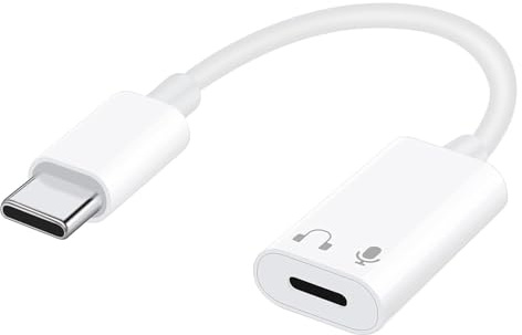 USB-C auf Lightning Audio Adapter, Typ-C zu Lightning Kopfhörer Adapter mit Musik-, Anruf- & Inline-Steuerung