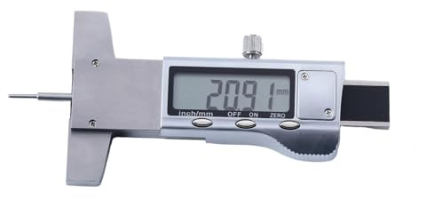 Micromètre numérique 0.01mm, jauge de profondeur électronique Lcd 0-25mm, jauge de mesure du métal de la bande de roulement, Instrument de mesure de la hauteur Haute précision
