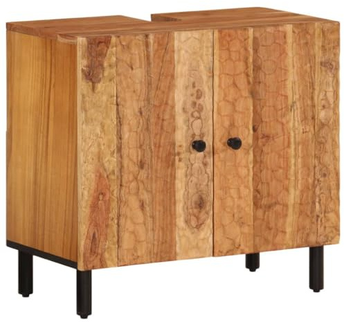 Generico Mobile Lavabo da Bagno 62x33x58cm in Legno Massello di Acacia
