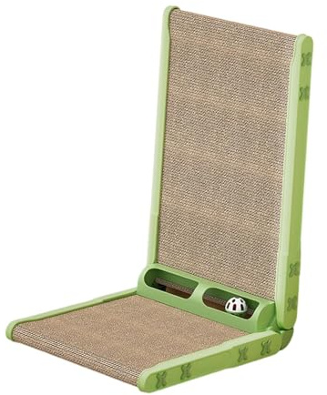 Ronyme Rascador para Gatos en Forma de L, Resistente al Desgaste, Multiusos, para interacción y Descanso al Libre, Verde