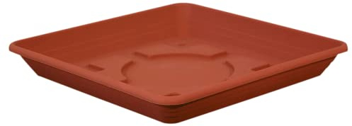 geli Thermo Plastic Sottobicchieri Nora Quadrata in Plastica - Terracotta, 40 x 40 cm