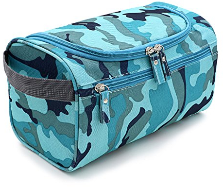 IGNPION Hängende Kulturbeutel für Männer (Tarnung Blau)