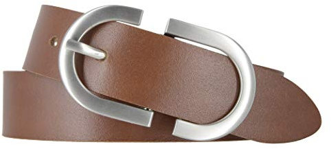 Bernd Götz Damen Leder Gürtel 30 mm cognac Rindleder kürzbar Damengürtel (105 cm)