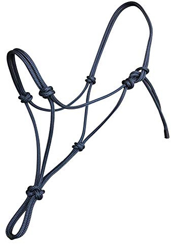 Hunters Saddlery Knotenhalfter (Kaltblut/Draft, Marineblau)
