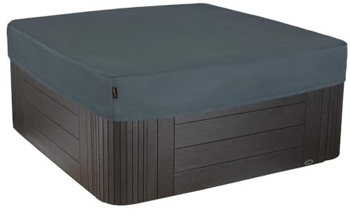 Whirlpool Outdoor Abdeckung, Rechteckige Pool Cover, Winterabdeckplane Poolabdeckung, Grau, 230x230x25H cm