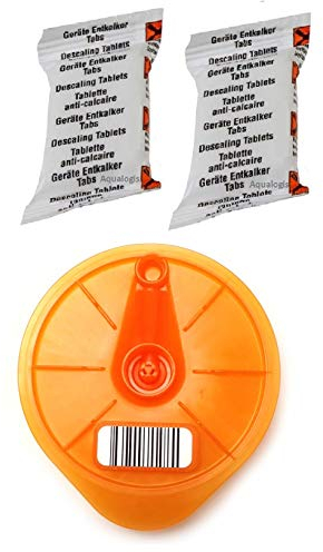 Aqualogis Service T-Disc + 2 tablettes de détartrage compatibles avec Tassimo Bosch 576837,624088, 17001491, Caddy, Charmy, My Way, Joy, Happy
